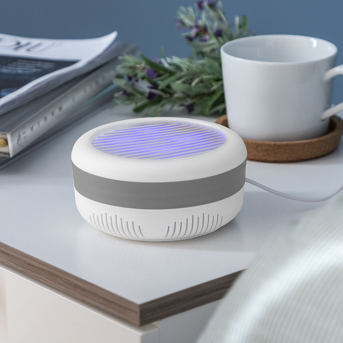 Myggavvisande lampa med insug och väggstöd KL Lite InnovaGoods - 7