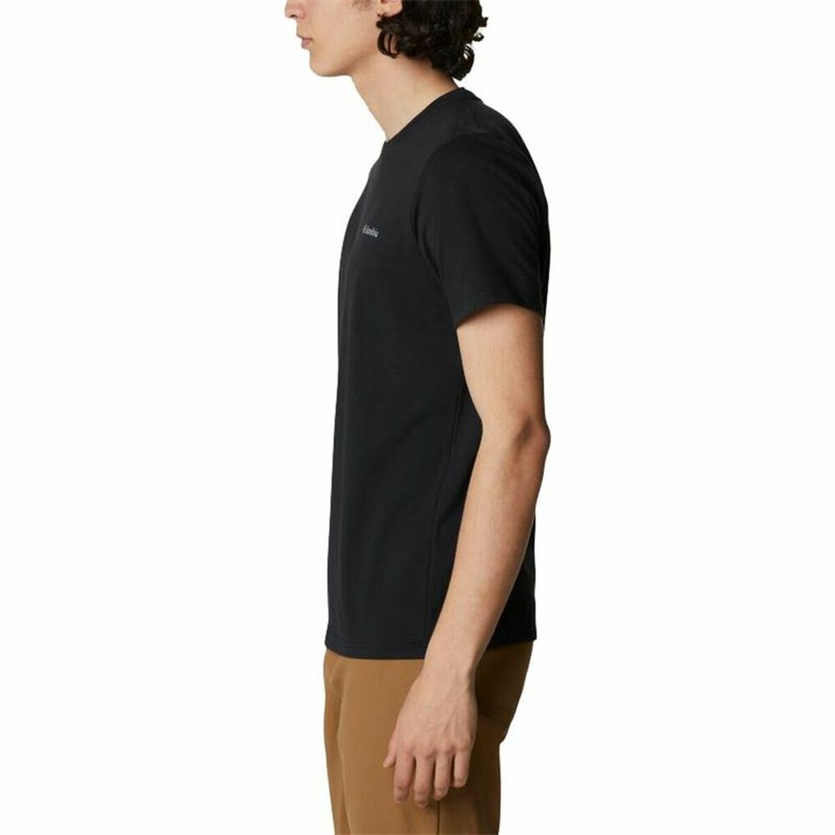 T-shirt med kortärm Herr Columbia Sun Trek Svart Män - 4