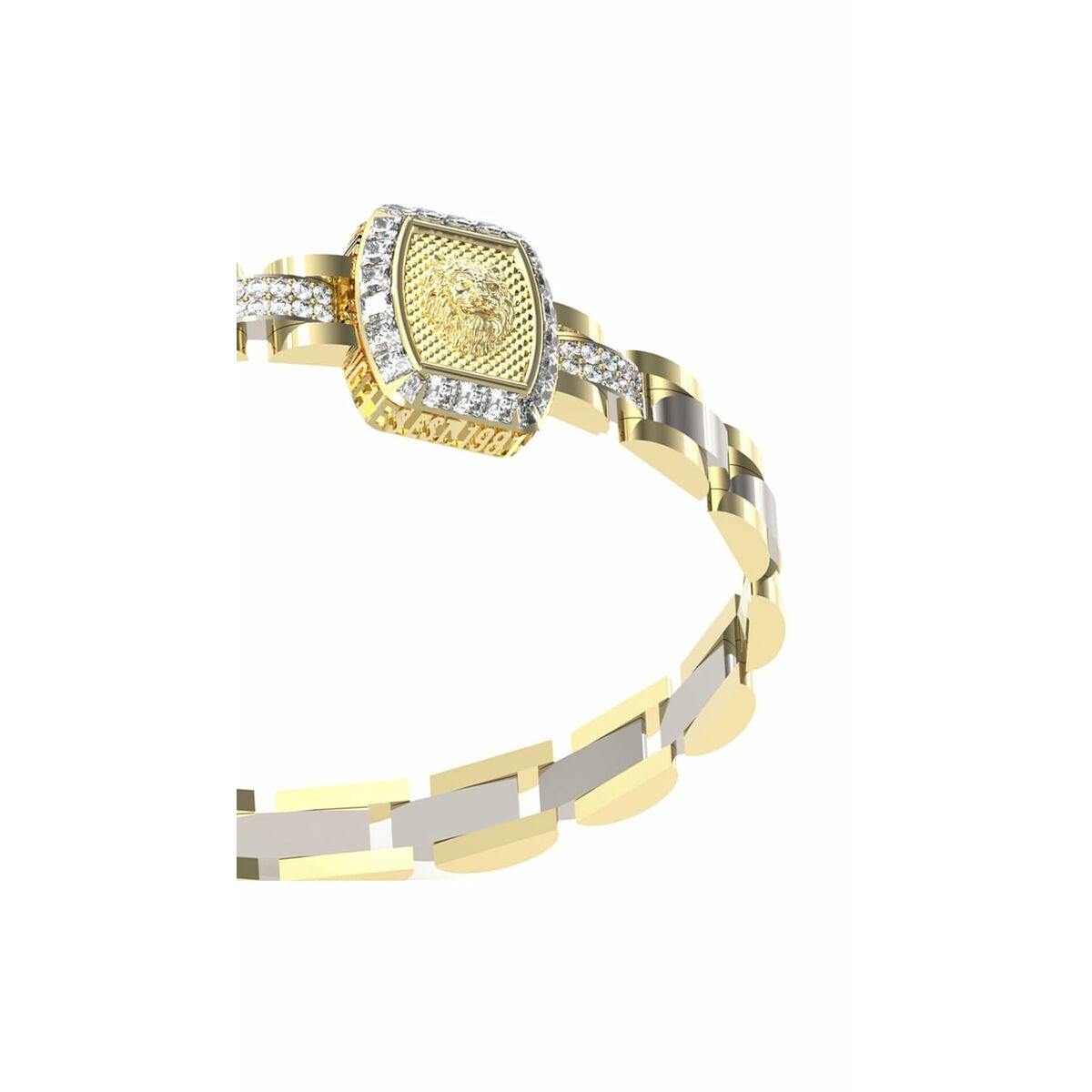 Damarmband Guess JUMB05003JWYGSTT-U Gyllene - 3