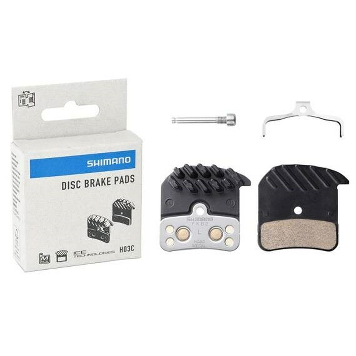 Bromsbackar Shimano IBPH03CMFA Svart Grå Brons