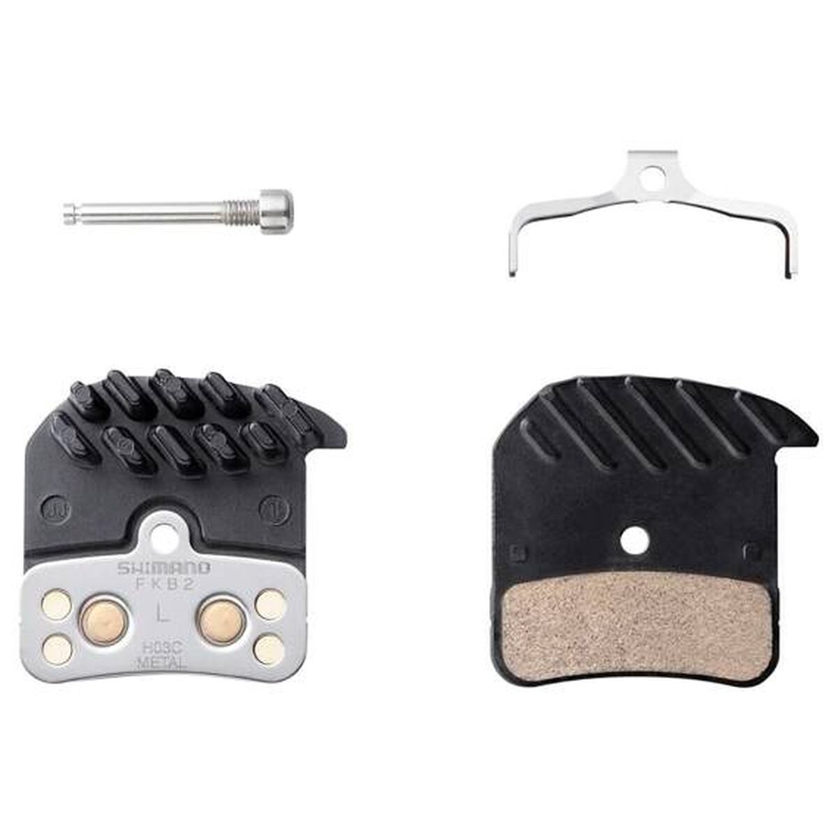 Bromsbackar Shimano IBPH03CMFA Svart Grå Brons - 2