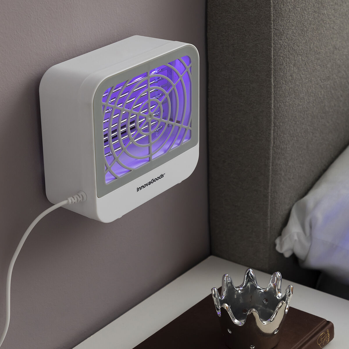 Anti-mygglampa med vägghängare KL Box InnovaGoods - 5