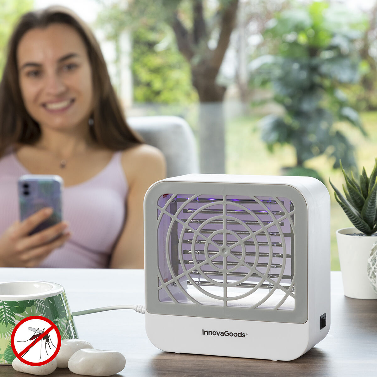 Anti-mygglampa med vägghängare KL Box InnovaGoods