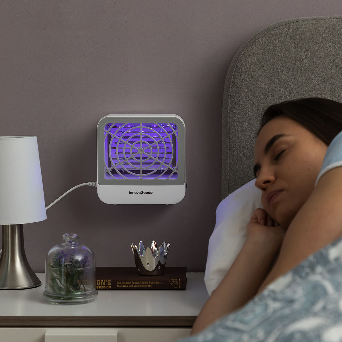 Anti-mygglampa med vägghängare KL Box InnovaGoods - 6