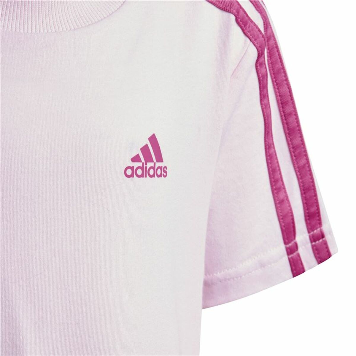 Träningskläder, Barn Adidas 3 Stripes Rosa - 6