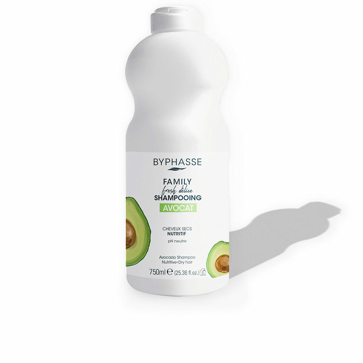 Vårdande schampo Byphasse Family Fresh Delice 750 ml Avokado