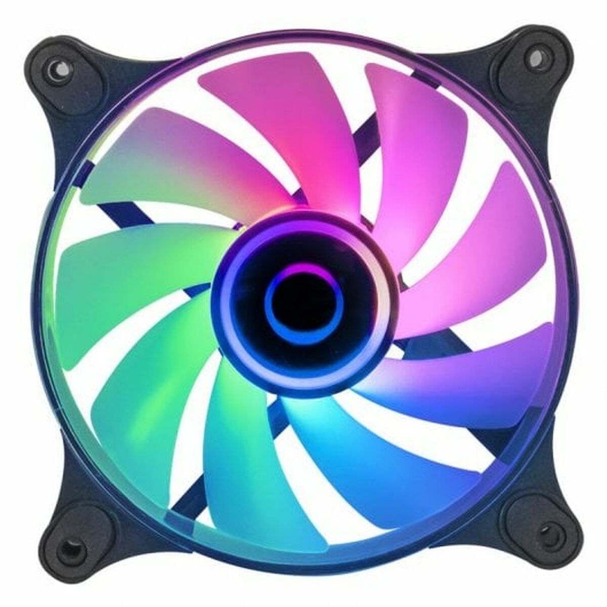 Lådfläkt Mars Gaming MF3D Ø 12 cm ARGB Svart (1 antal) - 2