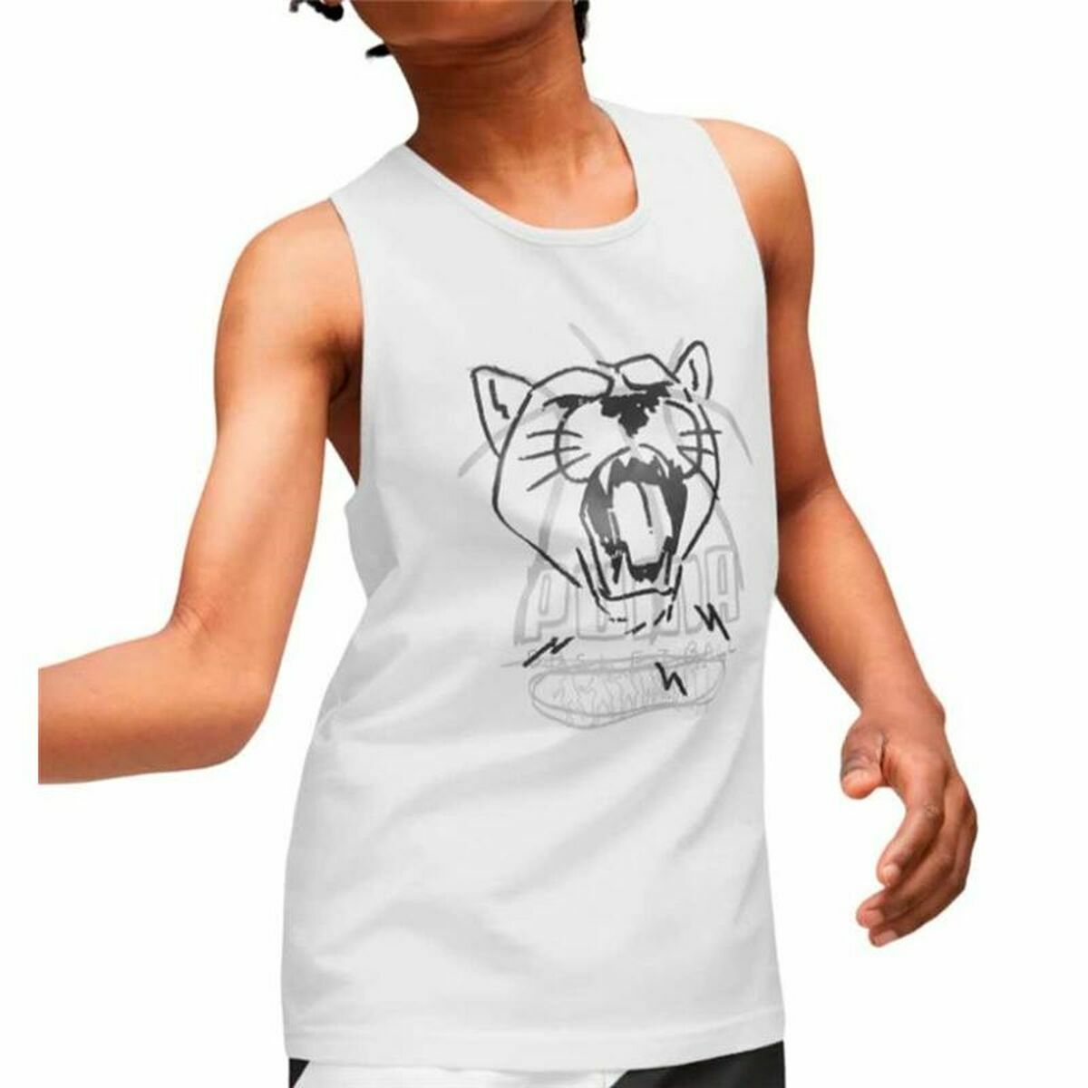 Baskettröja Puma Tank B Vit - 7