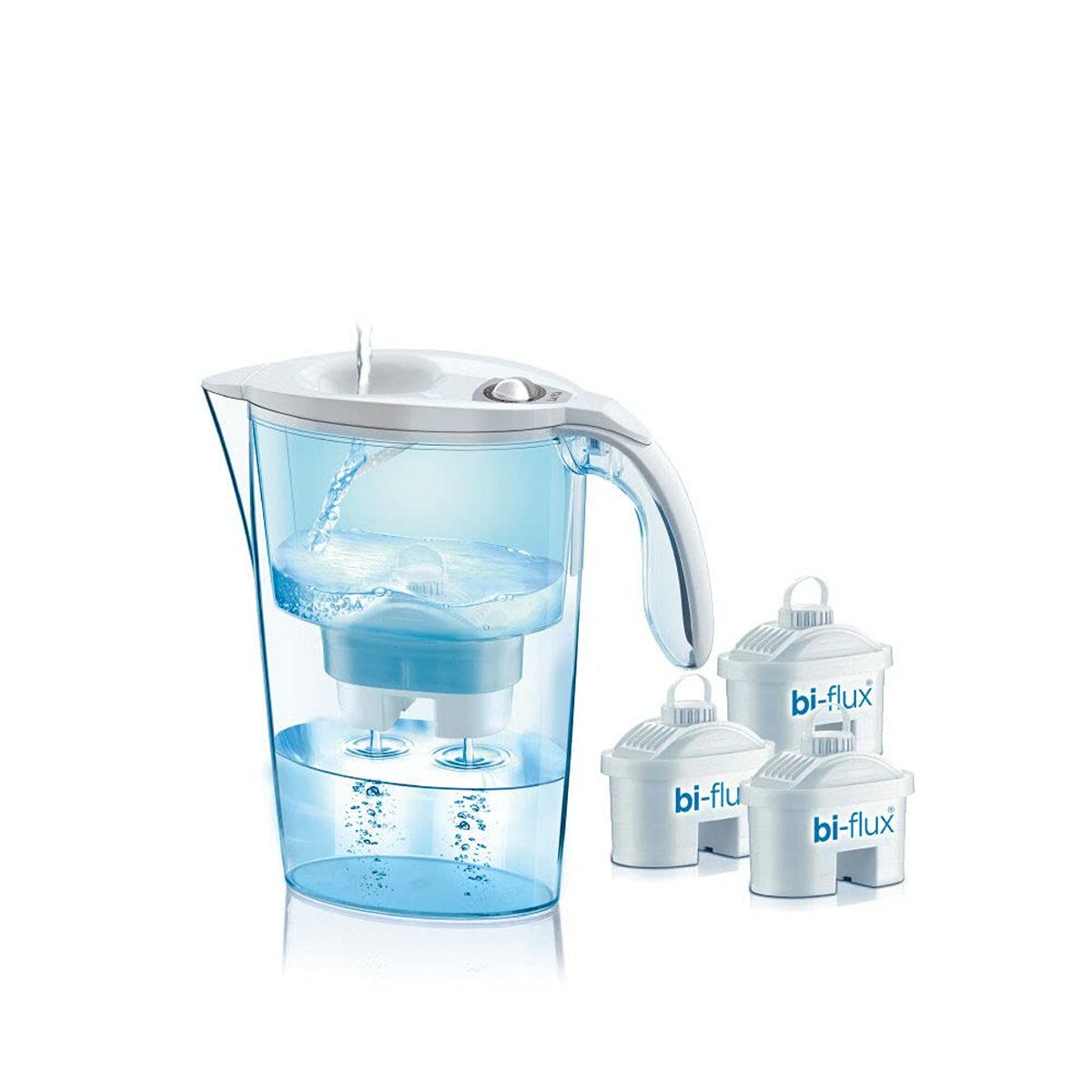 Filtreringskanna LAICA Bi-Flux J9047WS Pack Filter x 3 Transparent polypropen (2,3 L)