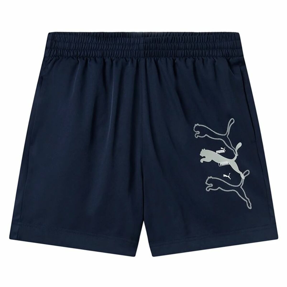 Byxor Puma Essentials Logo Lab Marinblå