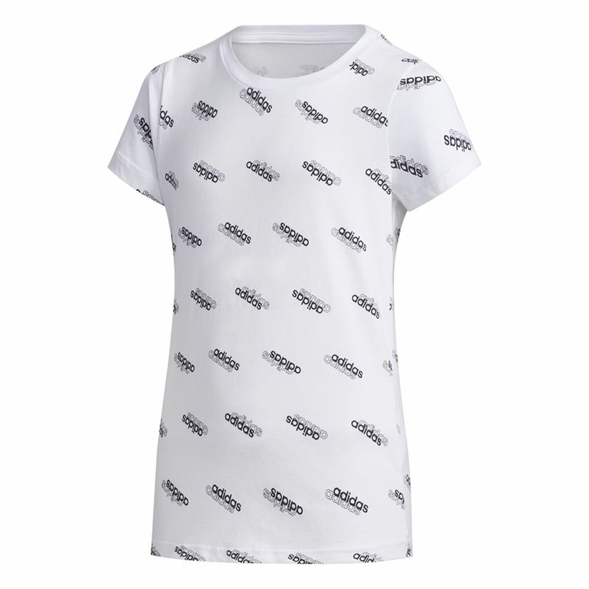Barn T-shirt med kortärm Adidas Sportswear Vit - 6