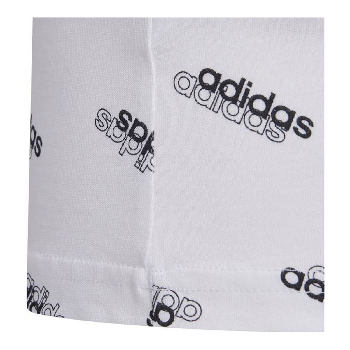 Barn T-shirt med kortärm Adidas Sportswear Vit - 9