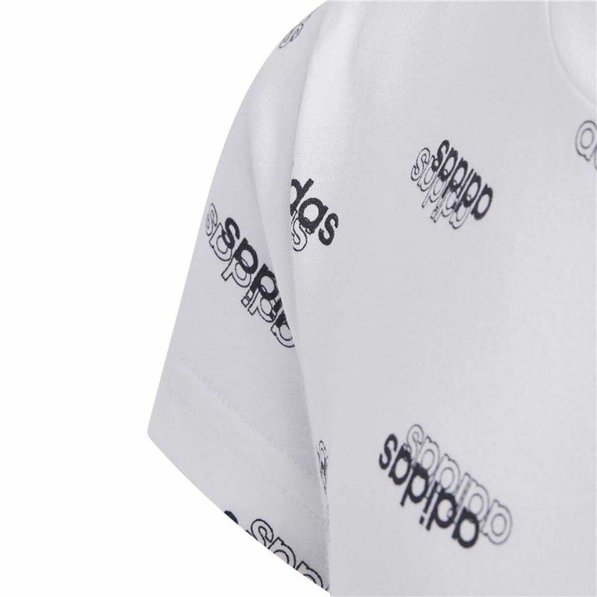 Barn T-shirt med kortärm Adidas Sportswear Vit - 3