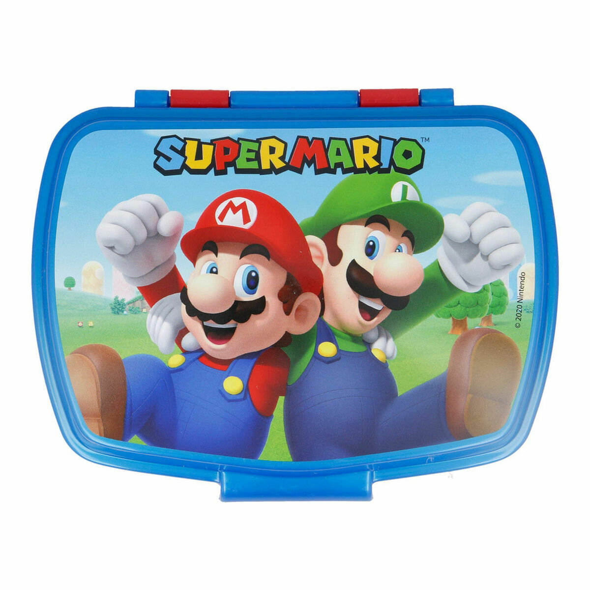 Smörgåslåda Super Mario Plast Röd Blå (17 x 5.6 x 13.3 cm) - 2