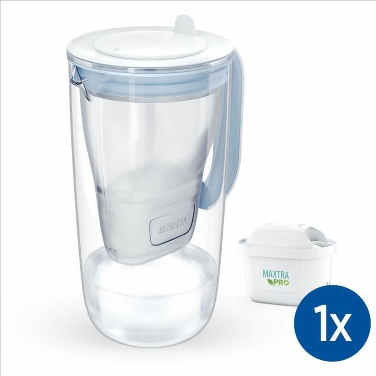Filtreringskanna Brita Maxtra Pro 1050449 Borosilikatglas 2,5 L - 3