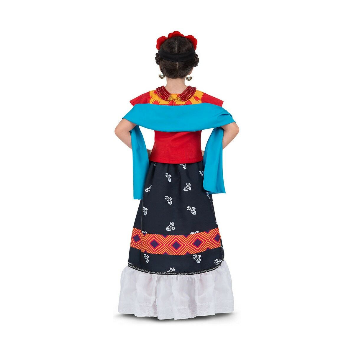 Maskeraddräkt för barn My Other Me Frida Kahlo (4 Delar) - 2
