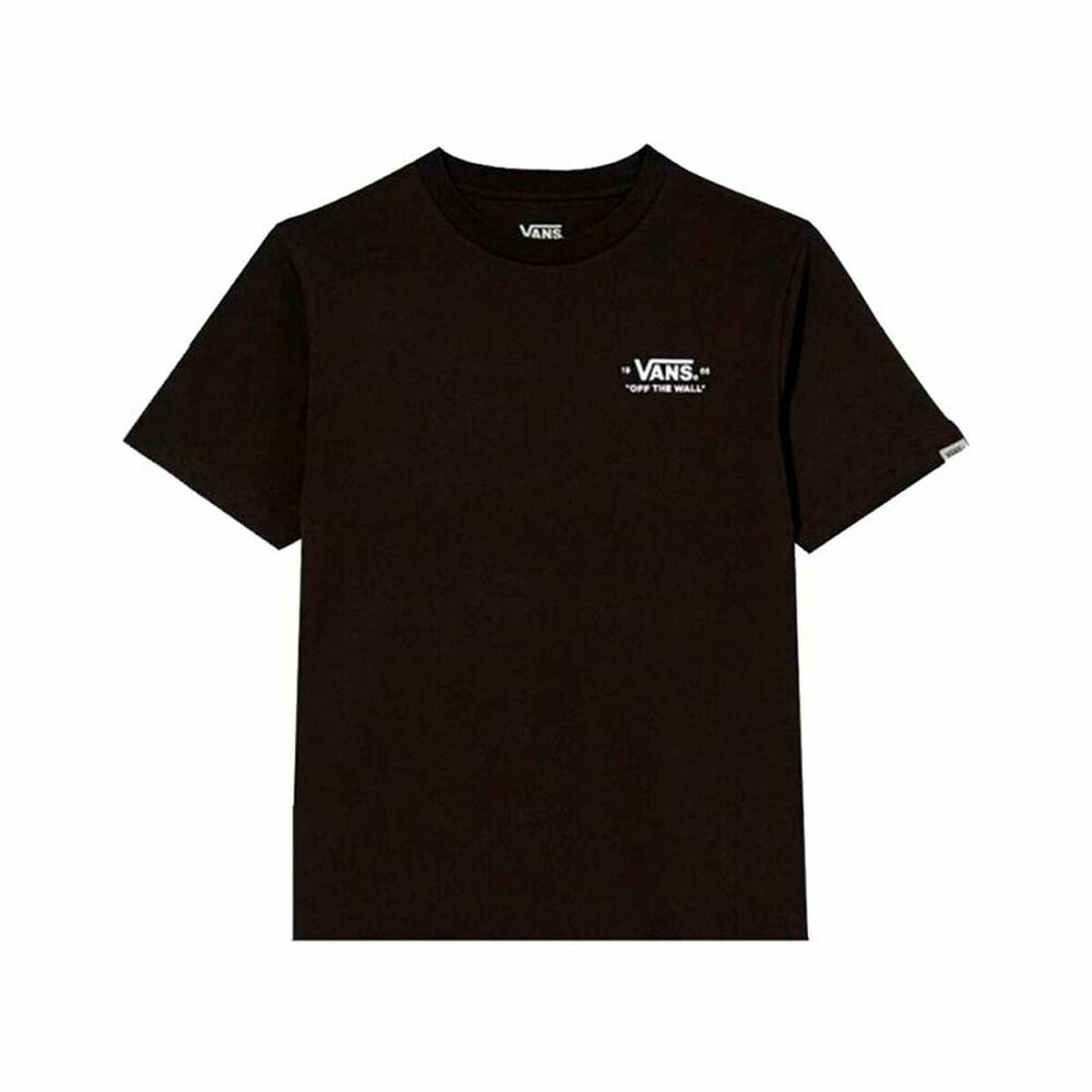 T-shirt med kortärm Herr Vans Essentials-B Svart - 9