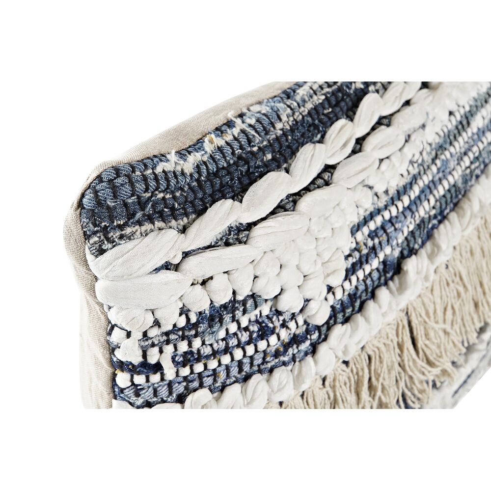 Kudde DKD Home Decor 60 x 15 x 40 cm Ränder Svart Vit - 3