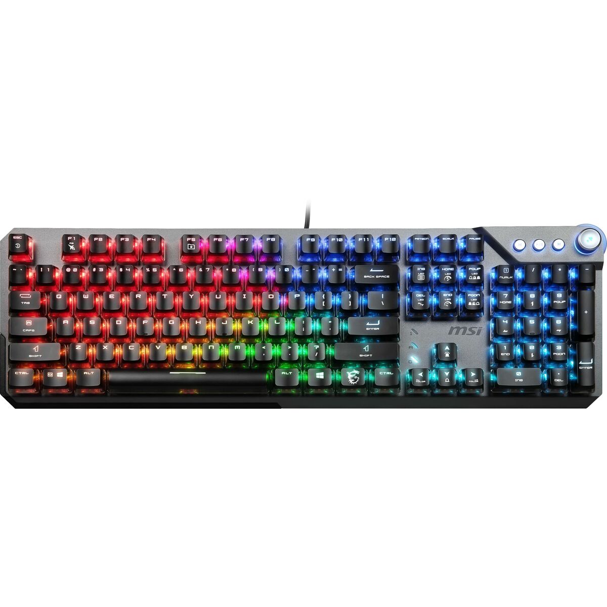 Gaming Tangentbord/ OR: Speltangentbord MSI Vigor GK71 Qwerty Spanska - 3