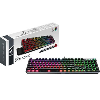 Gaming Tangentbord/ OR: Speltangentbord MSI Vigor GK71 Qwerty Spanska
