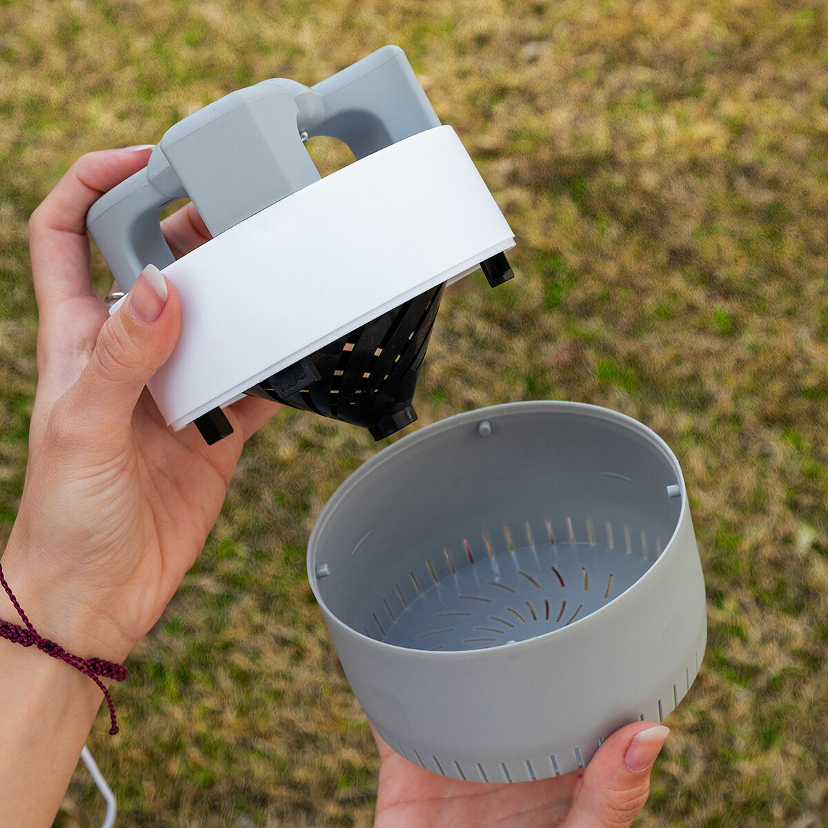 Myggavvisande lampa med insugningsfunktion KL Silen InnovaGoods - 14