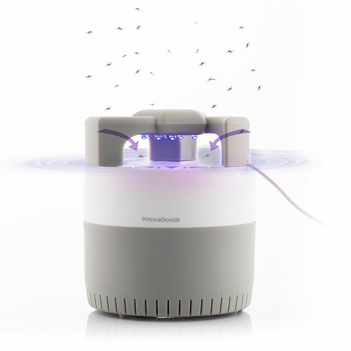 Myggavvisande lampa med insugningsfunktion KL Silen InnovaGoods - 15
