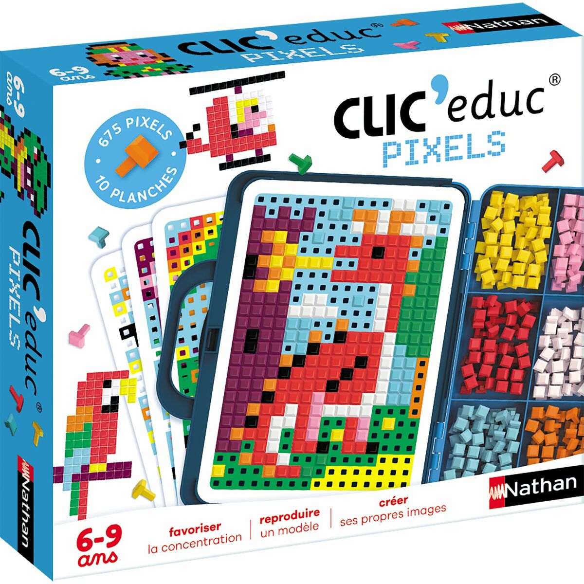 Sällskapsspel Nathan Clic'educ pixels
