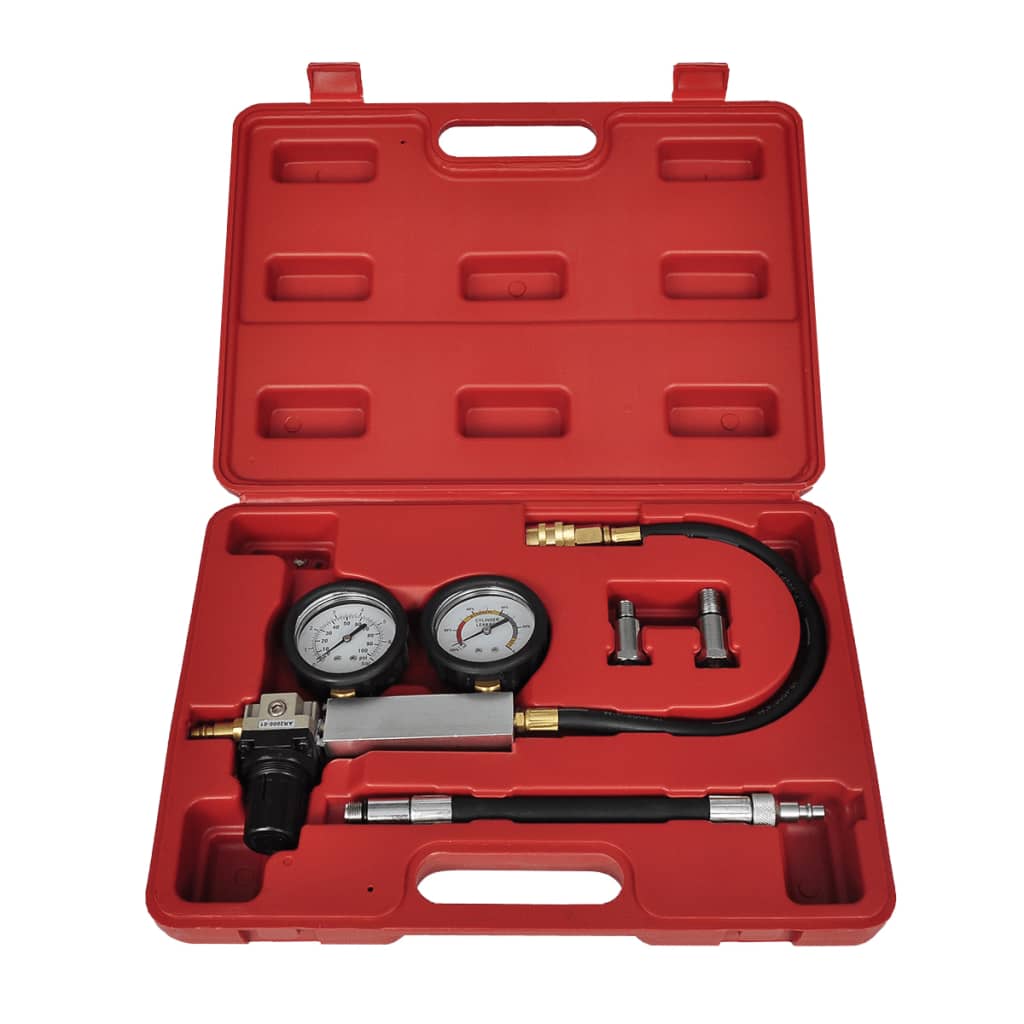 vidaXL Cylinderläckagetestare set