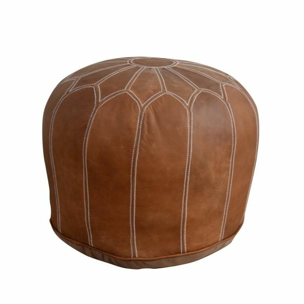 Fotpall DKD Home Decor Brun Vintage 48 x 48 x 35 cm - 7