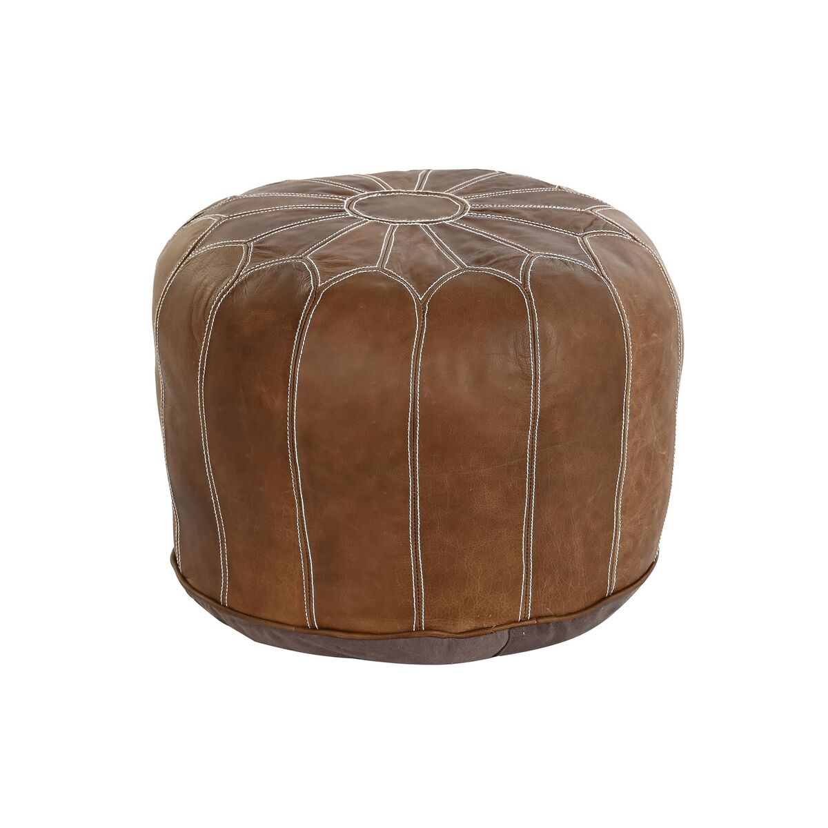 Fotpall DKD Home Decor Brun Vintage 48 x 48 x 35 cm - 8