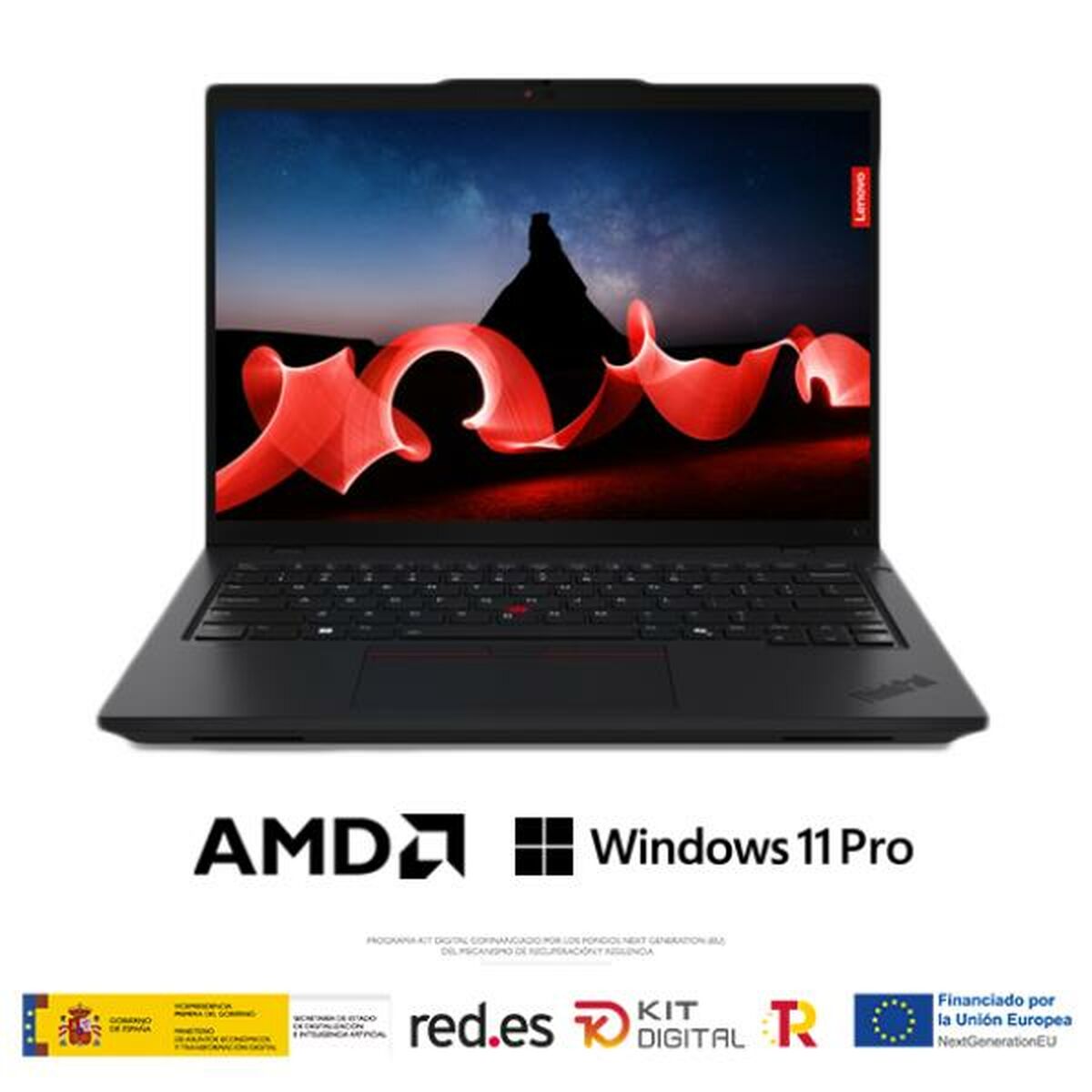 Bärbar dator Lenovo L14 G5 14" amd ryzen 5 7535U 16 GB RAM 512 GB SSD Qwerty Spanska