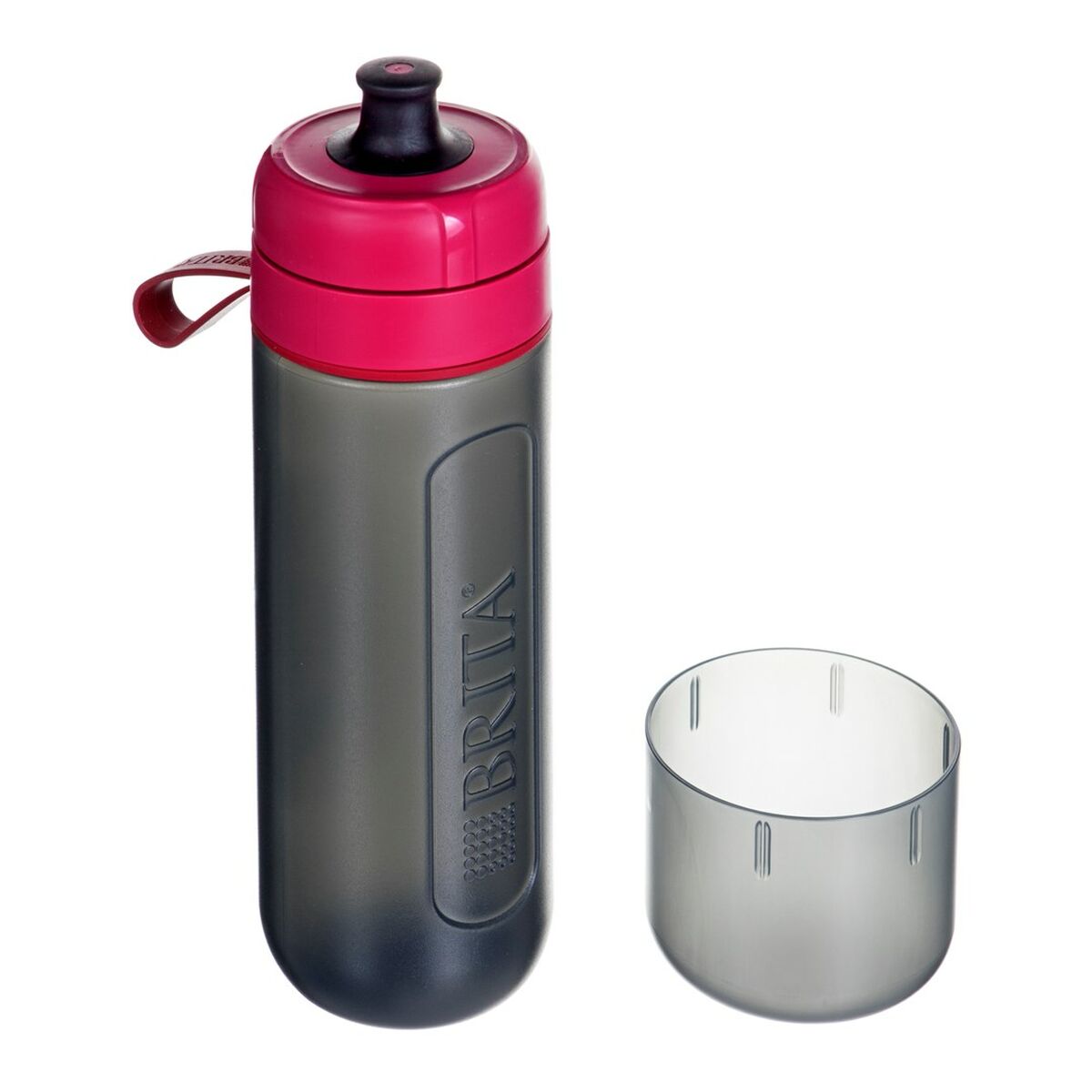 Flaska med Kolfilter Brita Fill&Go Active Svart Rosa 600 ml - 2