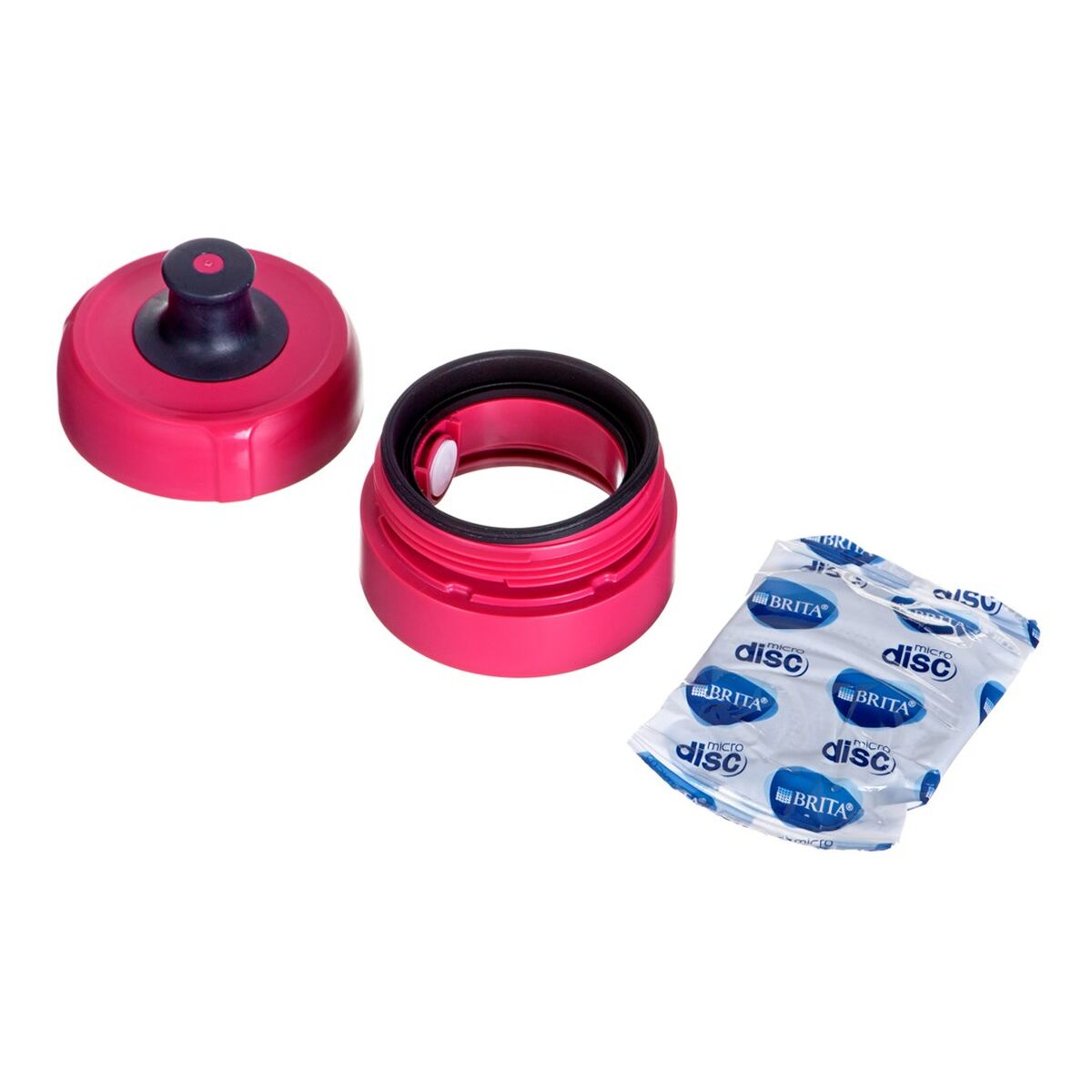 Flaska med Kolfilter Brita Fill&Go Active Svart Rosa 600 ml - 5