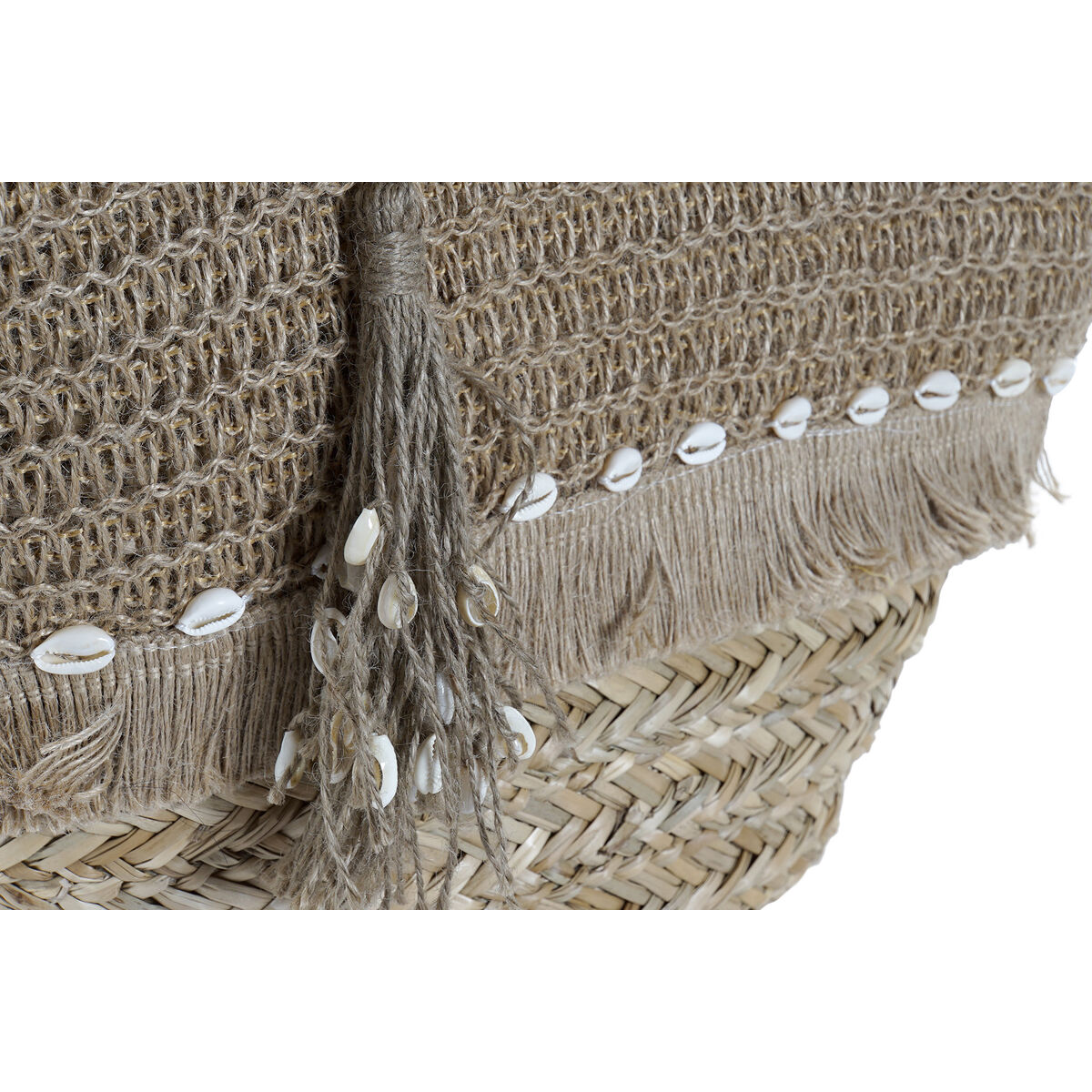Strandväska DKD Home Decor 53 x 15 x 51,5 cm Naturell Sjögräs - 2