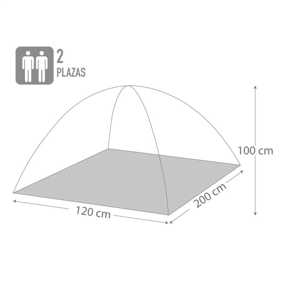 Lanthandel Aktive 2 personer 120 x 100 x 200 cm (6 antal) - 9