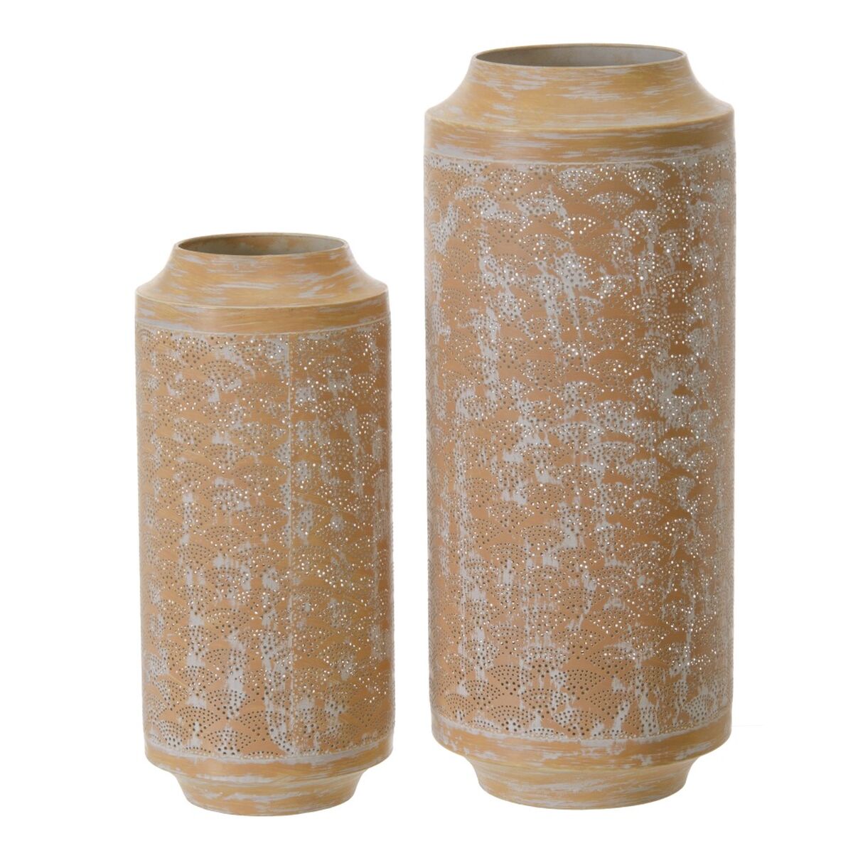 Ljusstakar 26,5 x 26,5 x 65,5 cm Naturell Metall - 5
