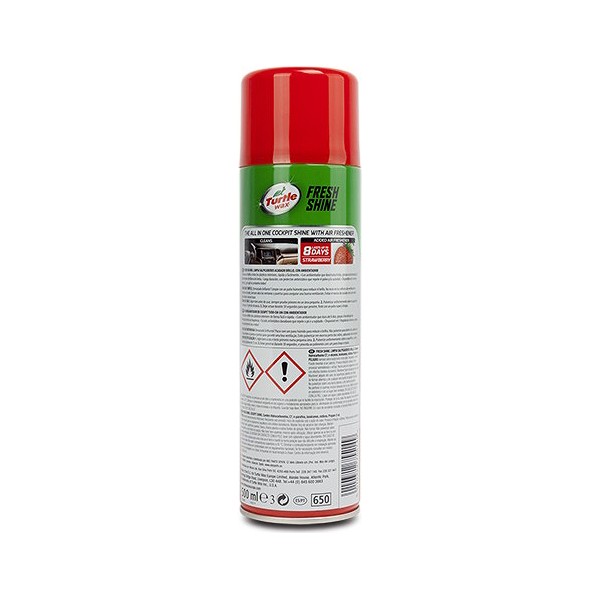 Rengöringsmedel för instrumentpaneler Turtle Wax TW51985 Fresh Shine   Jordgubbe 500 ml - 2