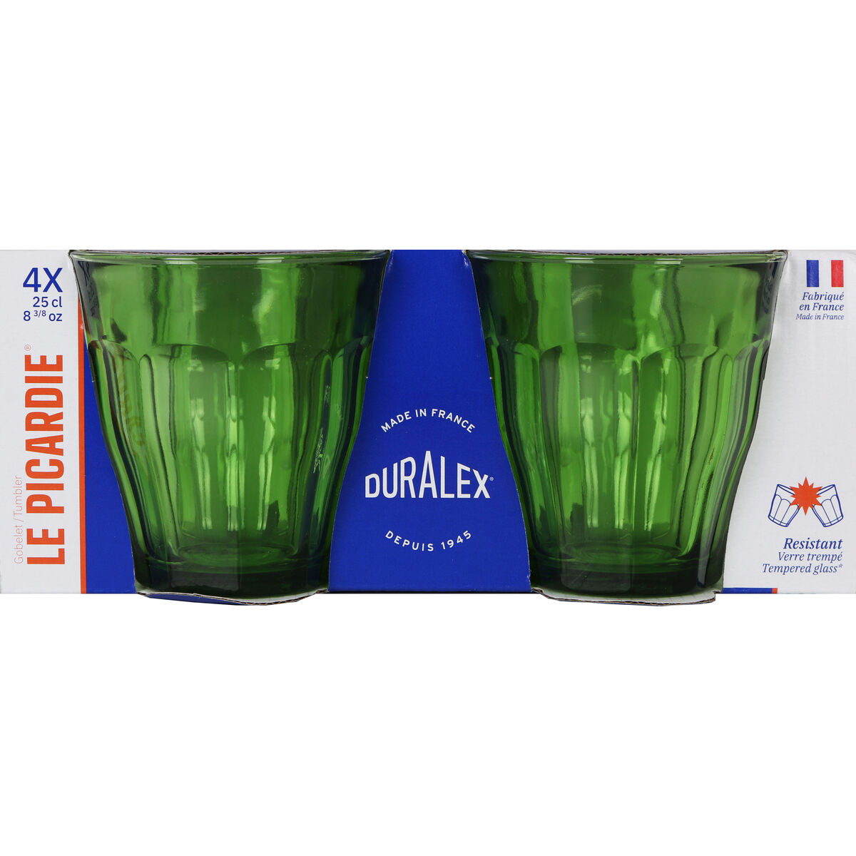Glasset Duralex Grön 250 ml (Renoverade A)