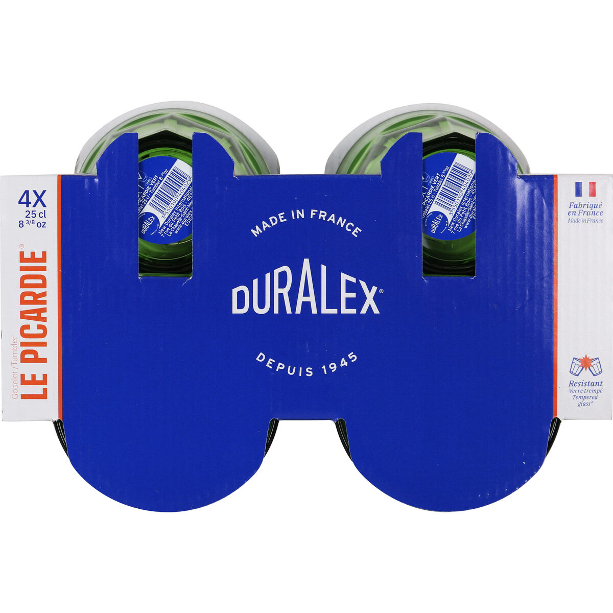 Glasset Duralex Grön 250 ml (Renoverade A) - 5