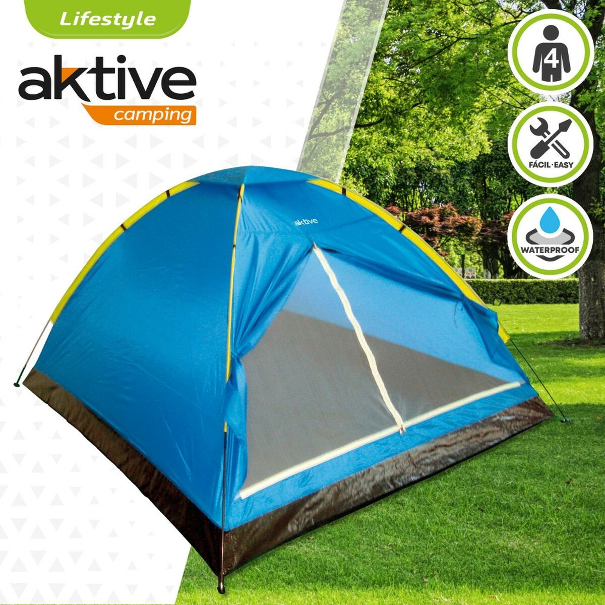 Lanthandel Aktive 4 personer 210 x 130 x 240 cm (4 antal) - 15