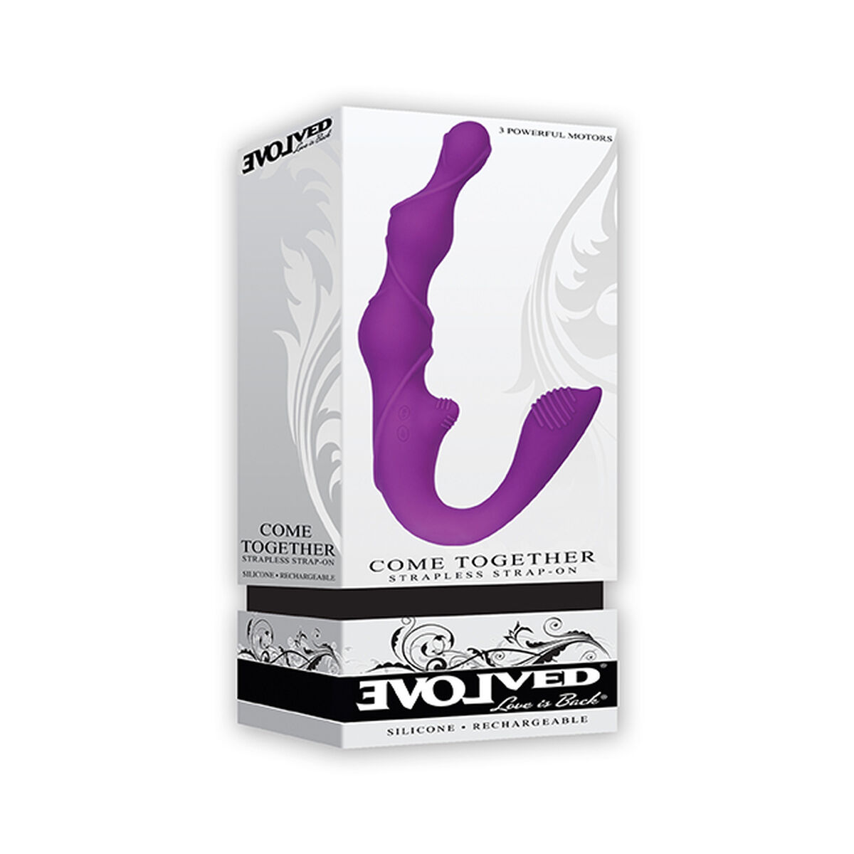 Dubbelvibrator Dual Stimulation Vibe Evolved Come Together Rosa