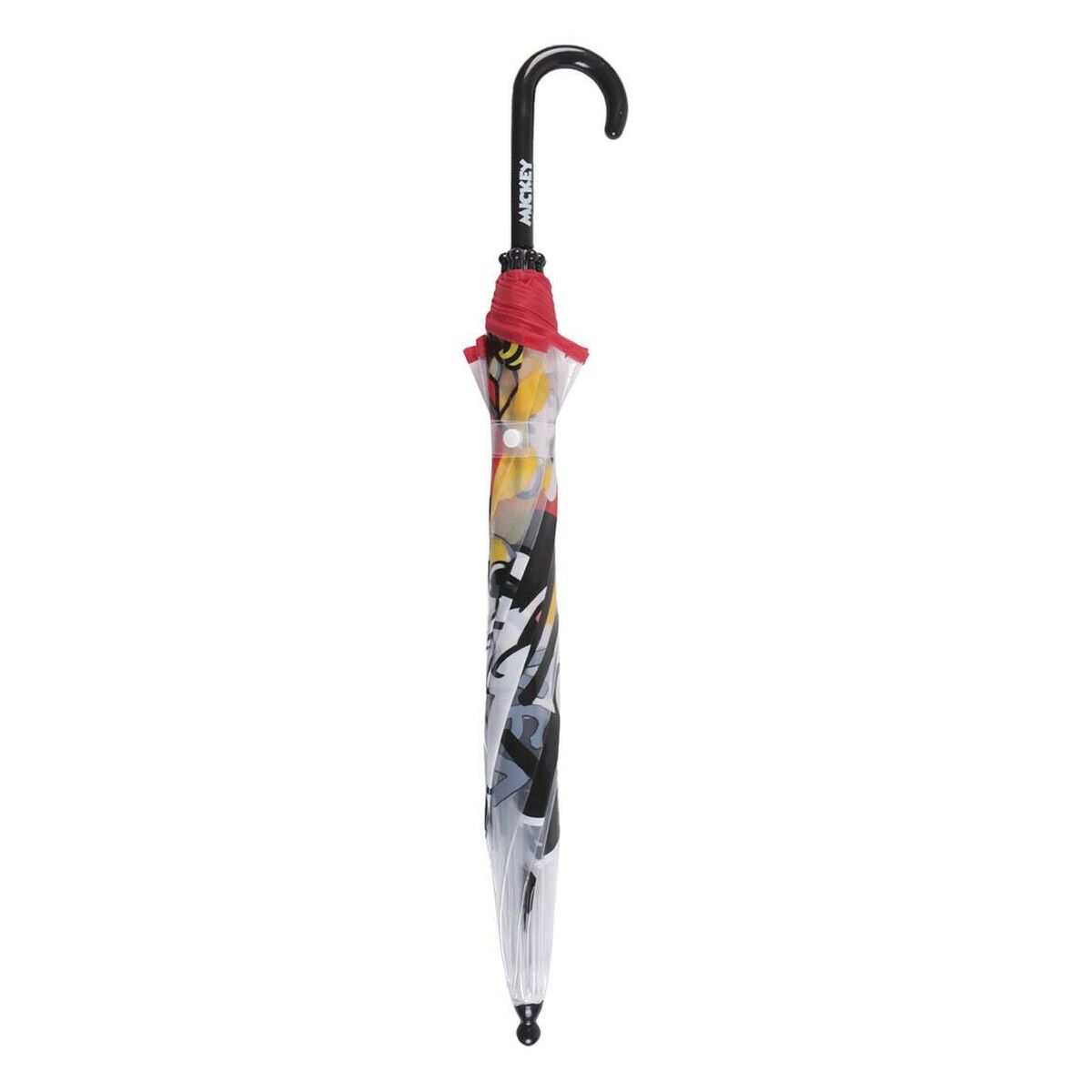 Paraply Mickey Mouse Transparent Ø 71 cm Röd - 11