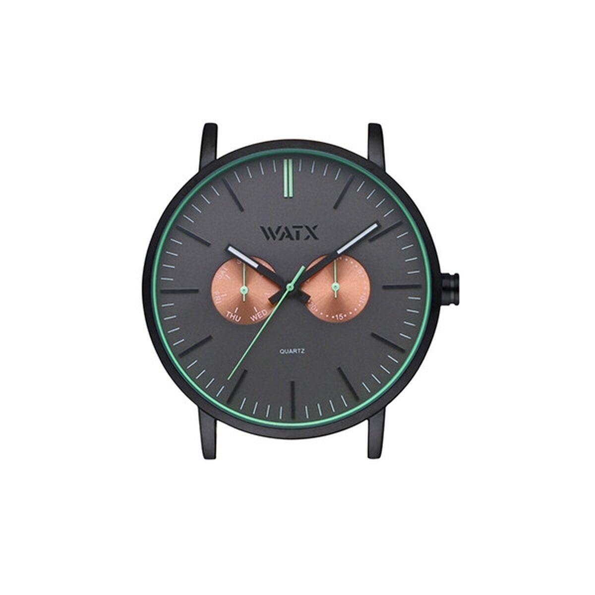 Unisexklocka Watx & Colors WXCA2723  Svart Grå (Ø 44 mm)