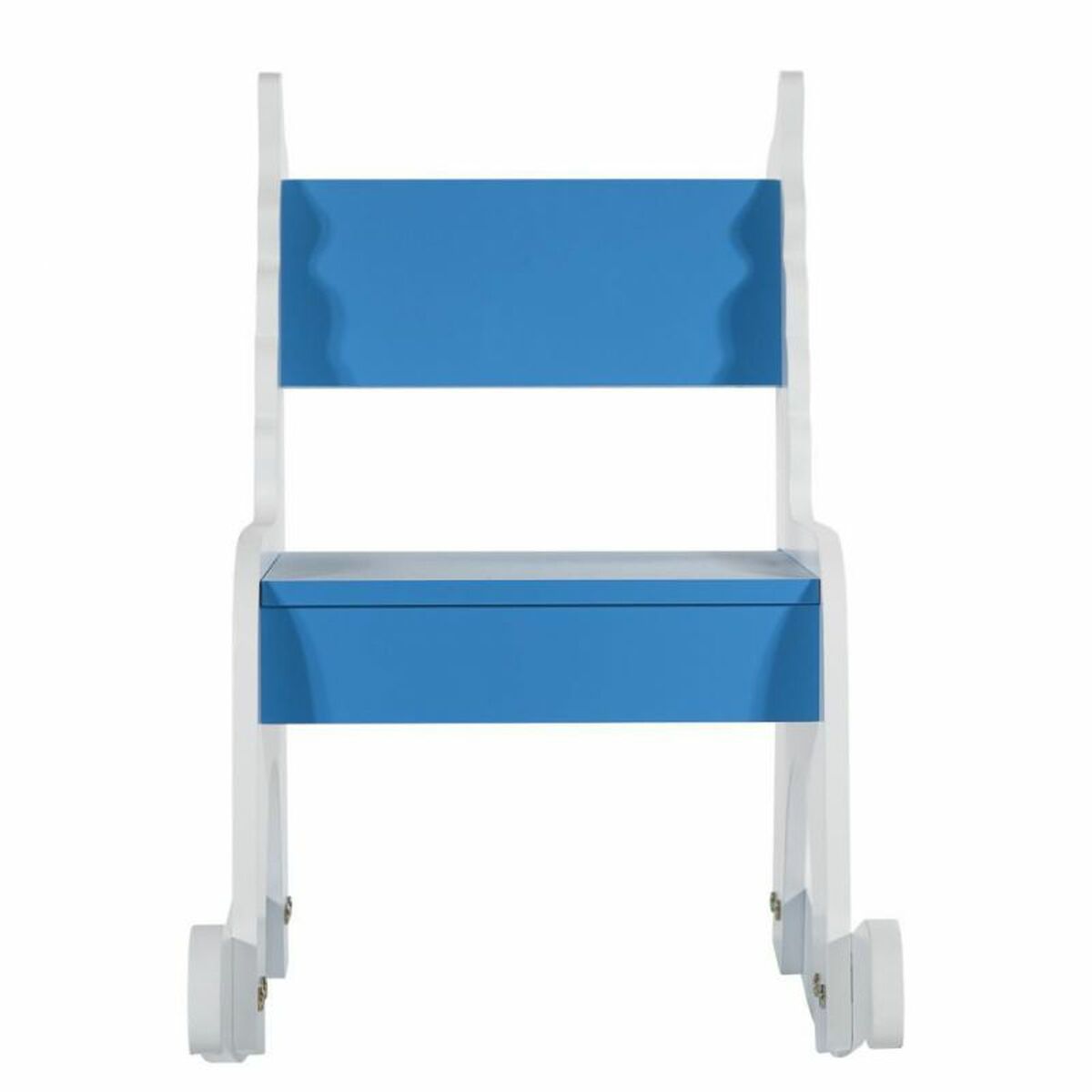 Gungstol Alexandra House Living Blå Vit Trä MDF 33 x 55 x 51,5 cm Barn Giraff - 2