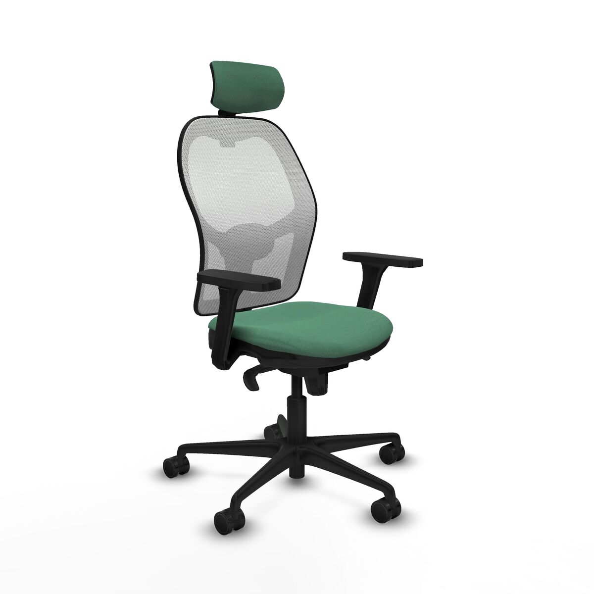 Kontorsstol med nackstöd Piqueras y Crespo 3D036N2 Smaragdgrön