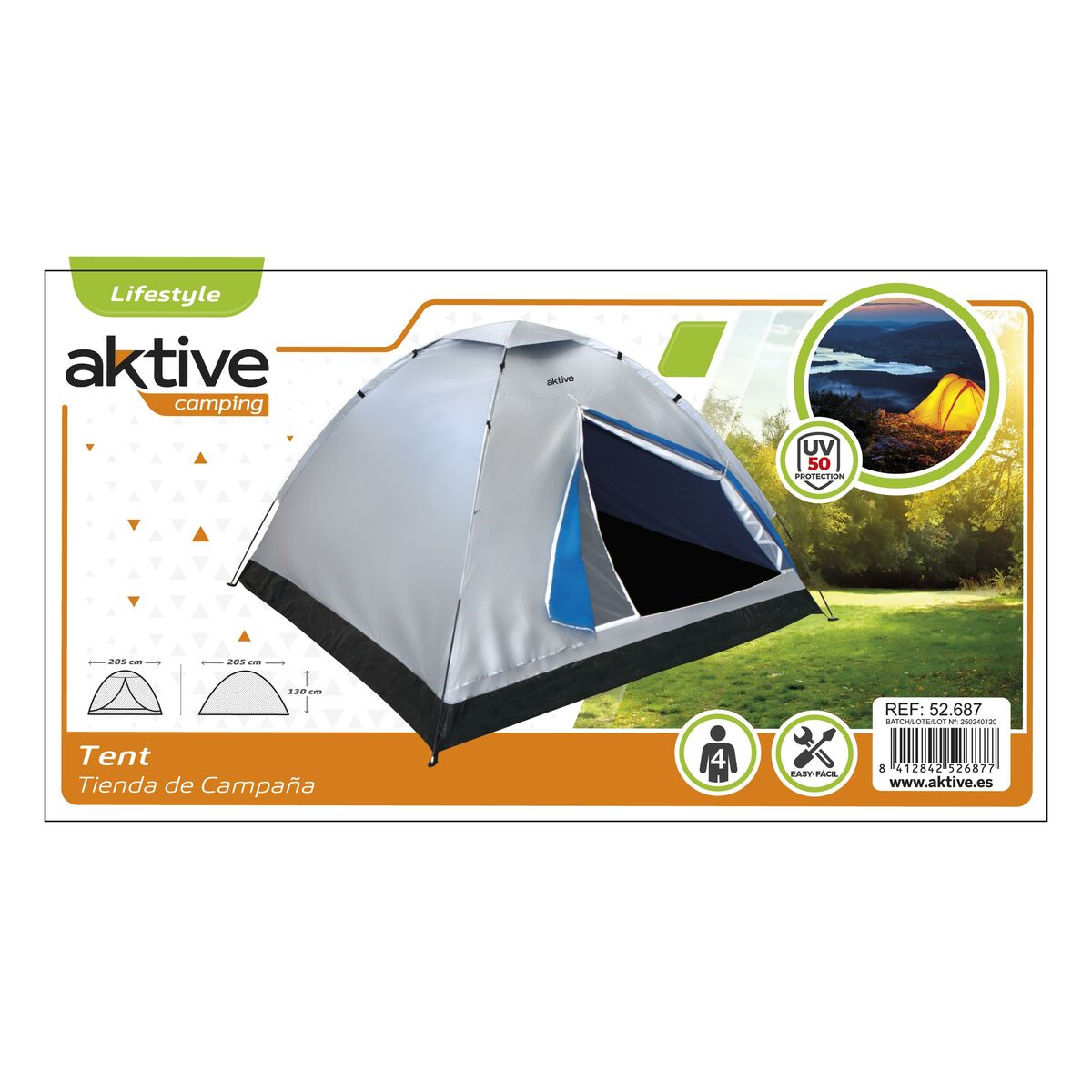 Lanthandel Aktive 4 personer 205 x 130 x 205 cm (2 antal) - 12