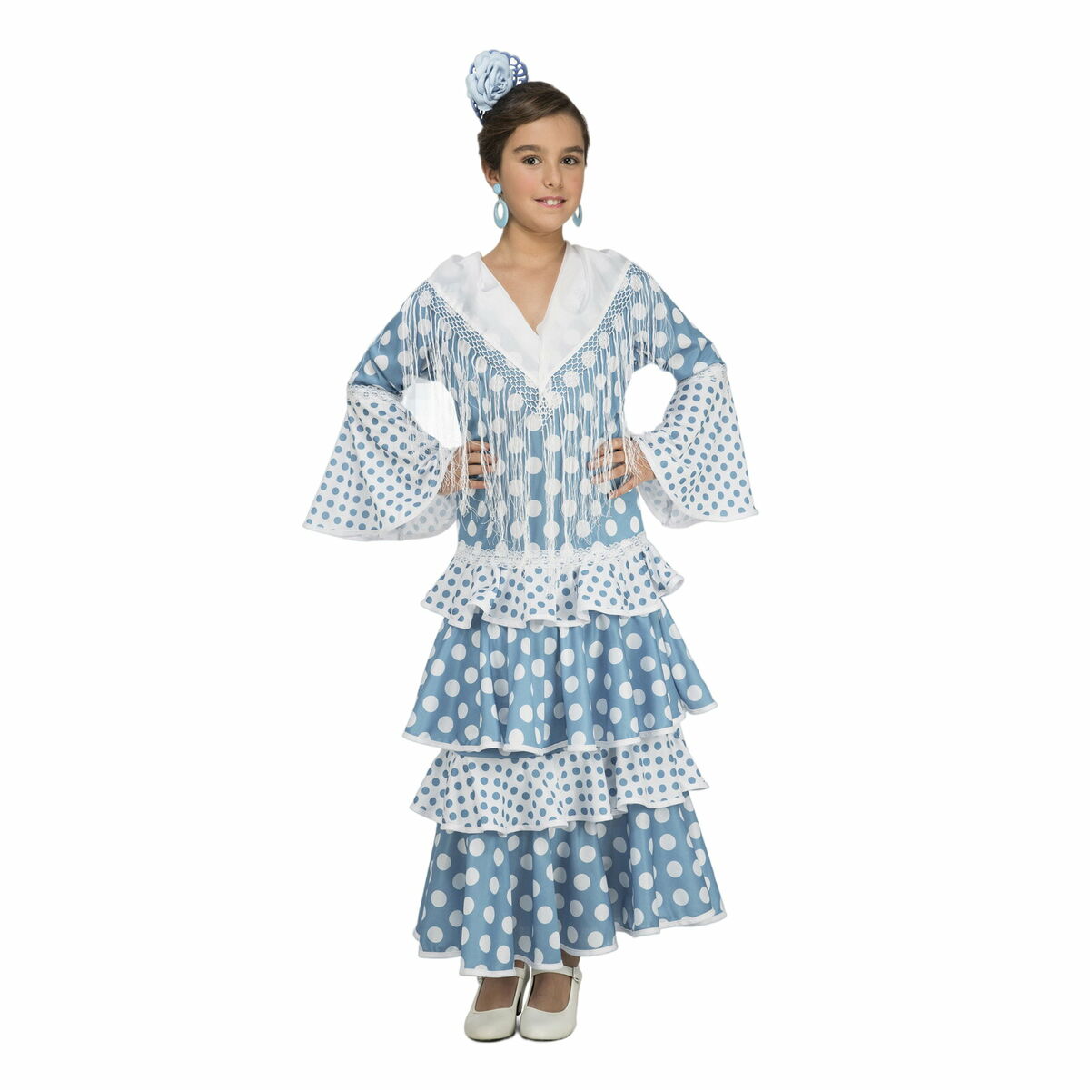 Maskeraddräkt för barn My Other Me Guadalquivir Turkos Flamencodansare (1 Delar) - 11
