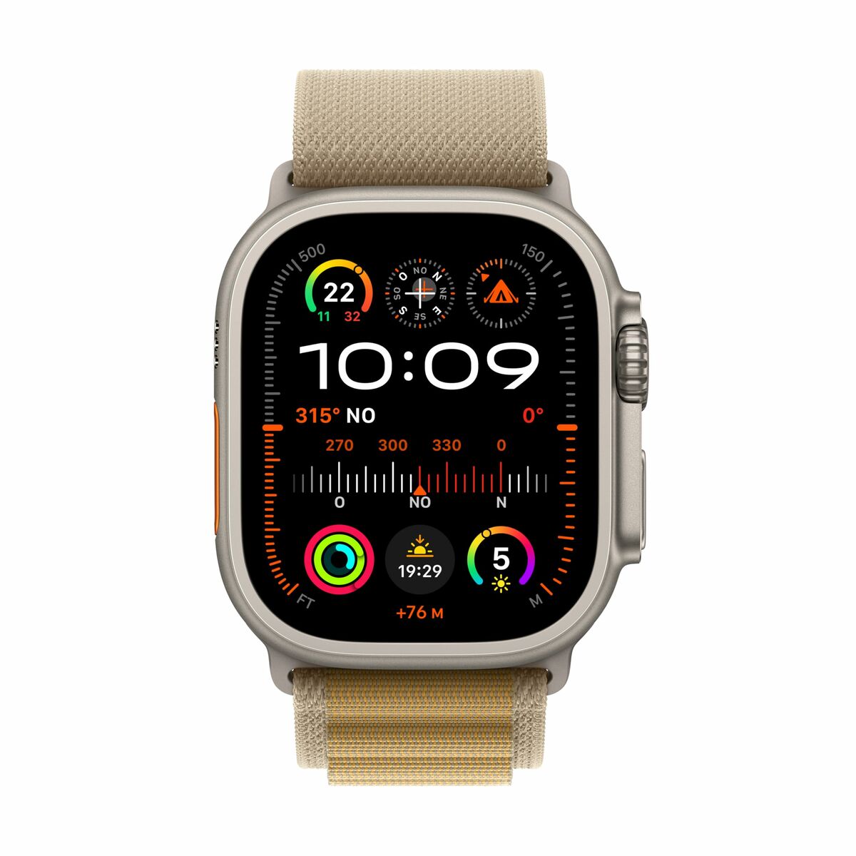 Smartklocka Apple MX4F3TY/A Titan 49 mm - 2