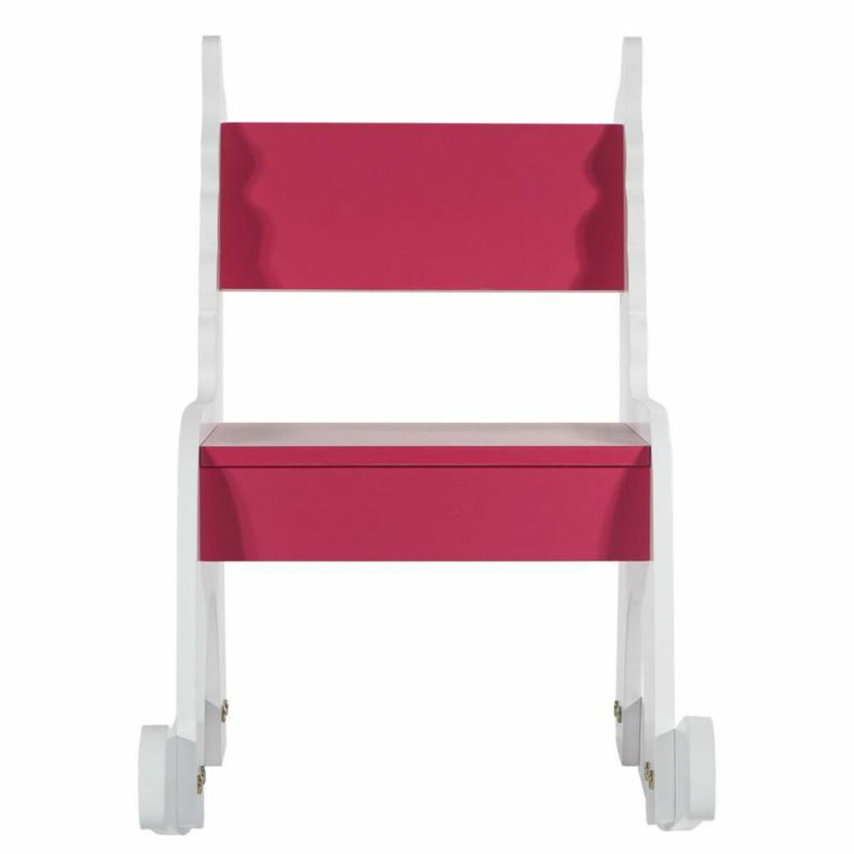 Gungstol Alexandra House Living Vit Röd Trä MDF 33 x 55 x 51,5 cm Barn Giraff - 3