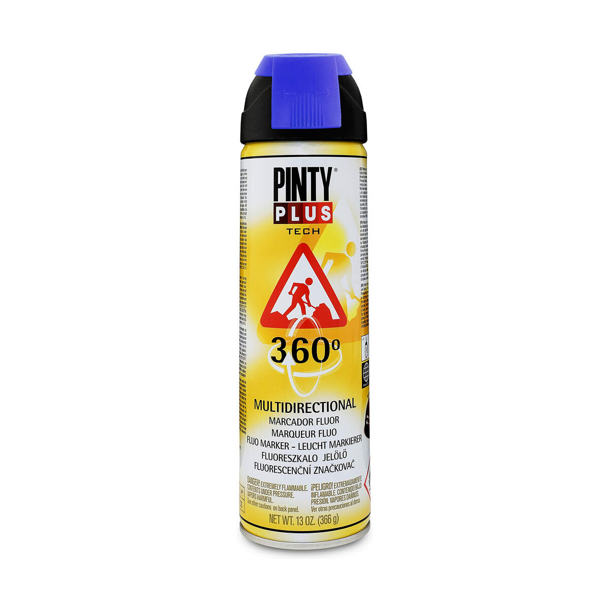 Sprejfärg Pintyplus Tech T118 360º Blå 500 ml
